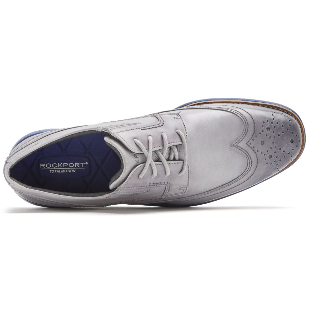 Rockport Finskor Herr Silver - Total Motion Sport Wingtip - ZEMRL9187